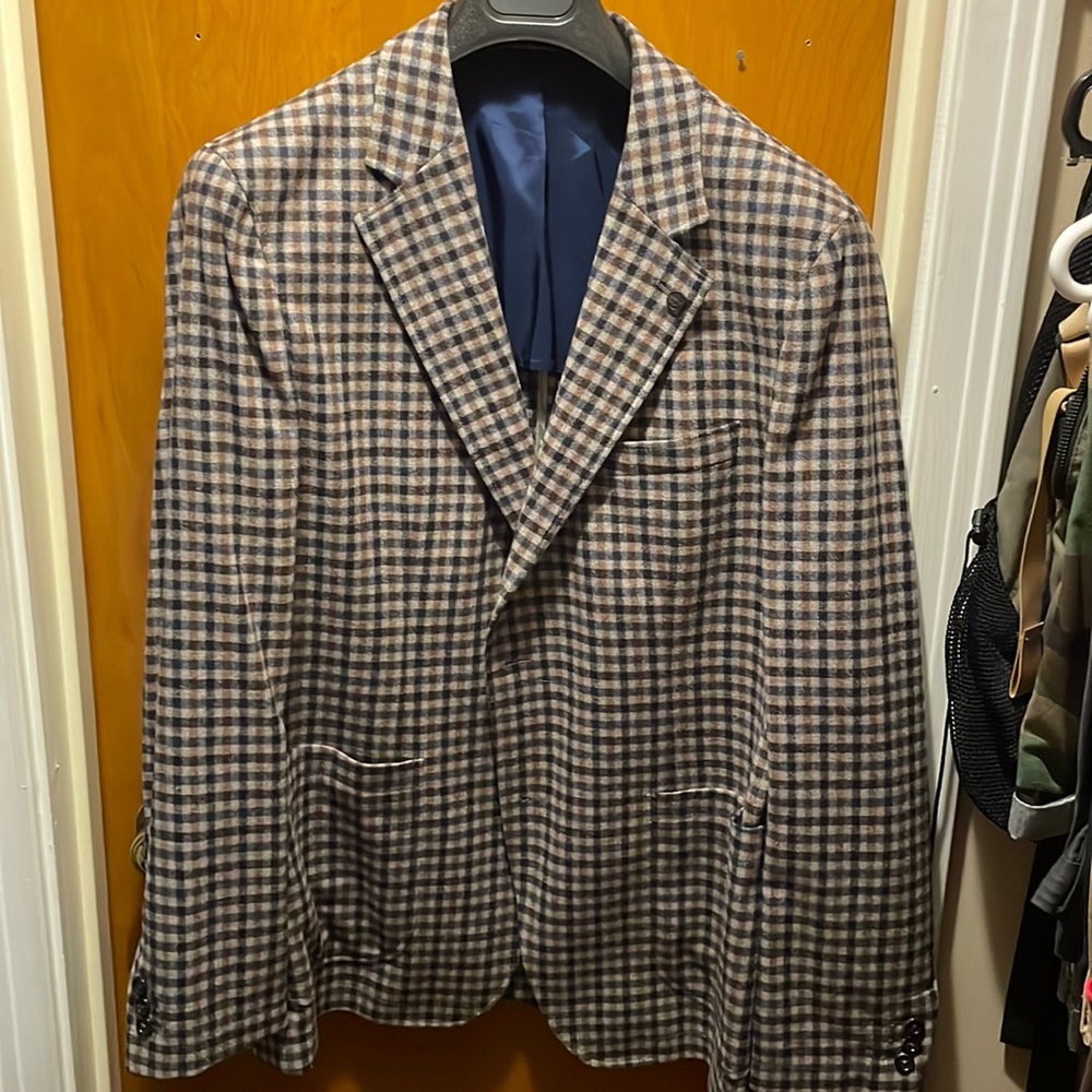 Plaid sport coat